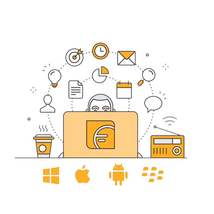 <h2>We provide Mobile App  Development Services with latest Securities and Futuristic Technologies</h2>